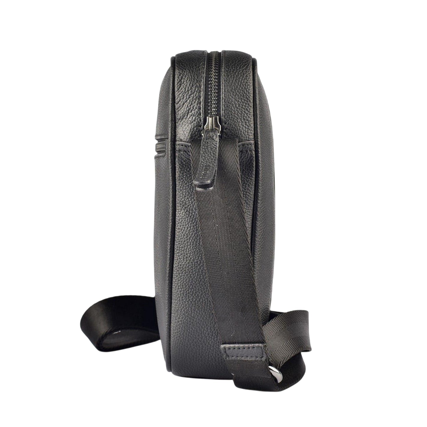 Black - Lifestyle - Firetrap Plain Leather Everyday Crossbody Bag