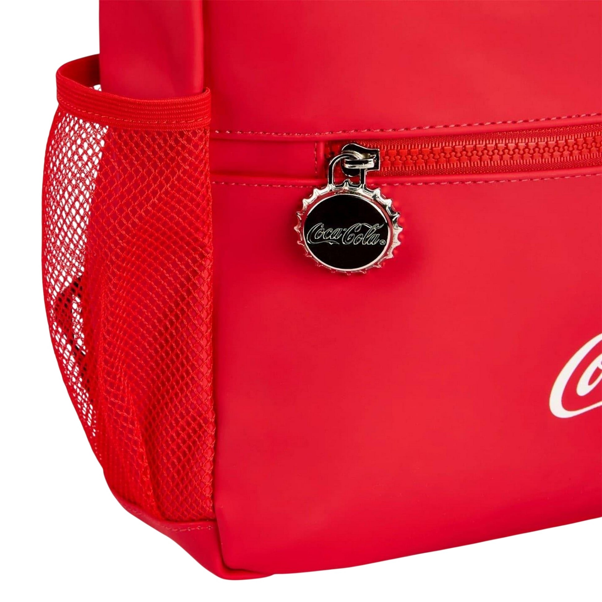Red - Side - Coca-Cola Roll Top Backpack