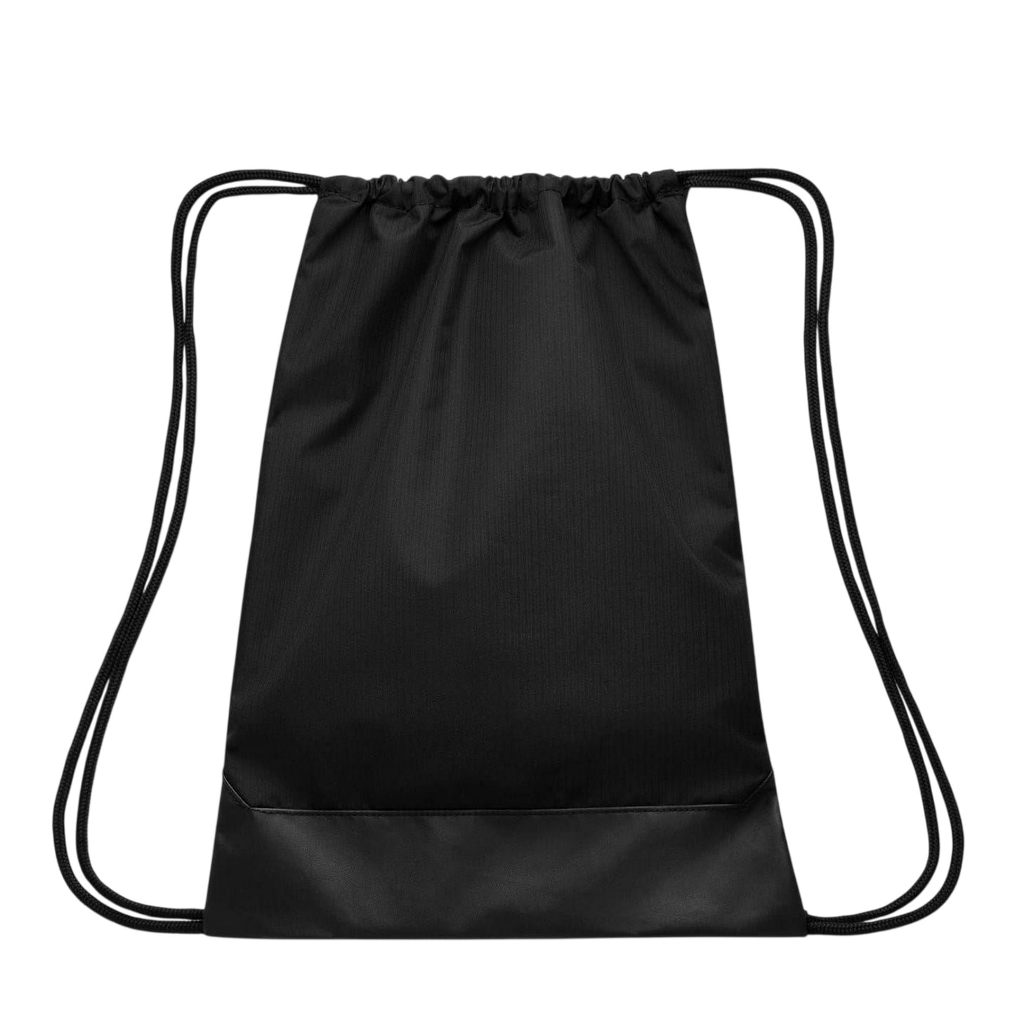 Black - Back - Nike Brasilia Logo Gym Drawstring Bag