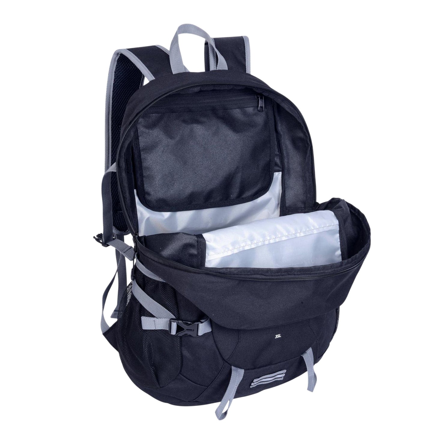 Black - Lifestyle - Gelert Foldable Hiking Backpack