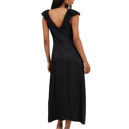 Black - Back - Brave Soul Womens-Ladies Regular Maxi Dress