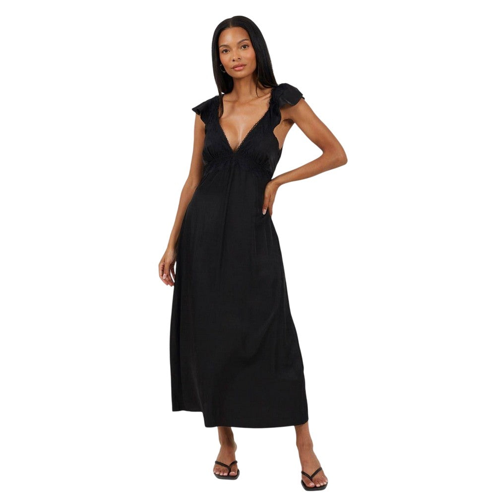 Black - Lifestyle - Brave Soul Womens-Ladies Regular Maxi Dress