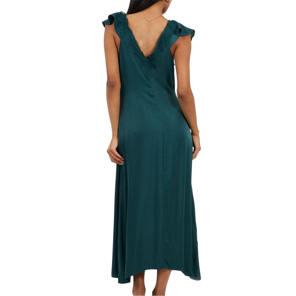 Emerald - Back - Brave Soul Womens-Ladies Regular Maxi Dress