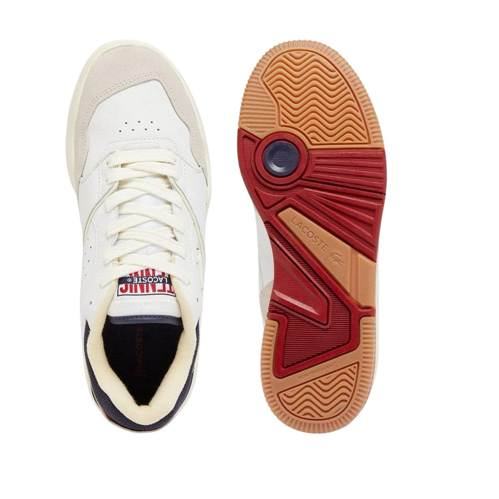 Off White - Lifestyle - Lacoste Mens Lineshot Leather Ortholite Trainers