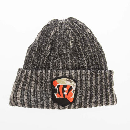 Black - Front - New Era Cincinnati Bengals Knitted Beanie