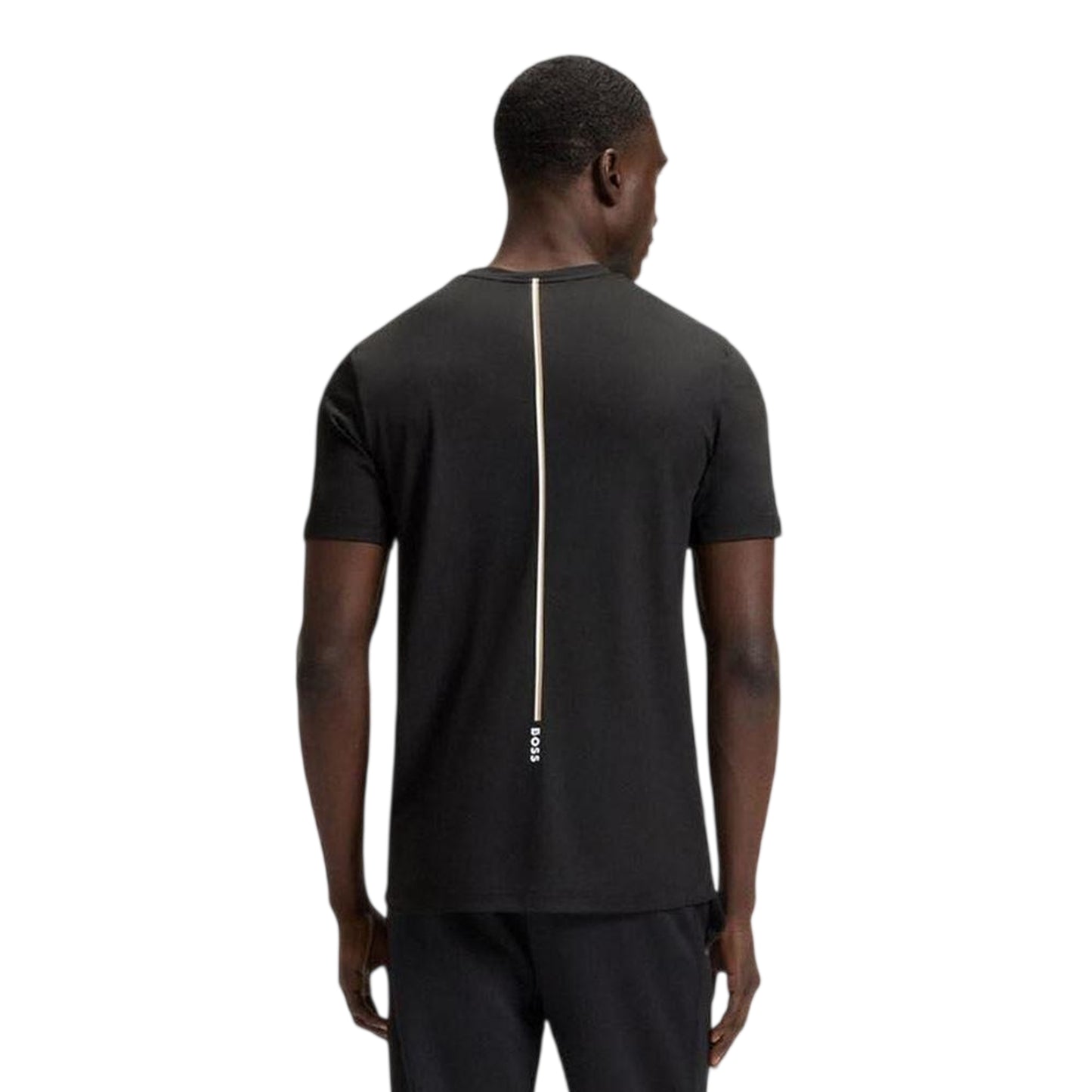 Black - Back - Boss Mens Control Slim T-Shirt