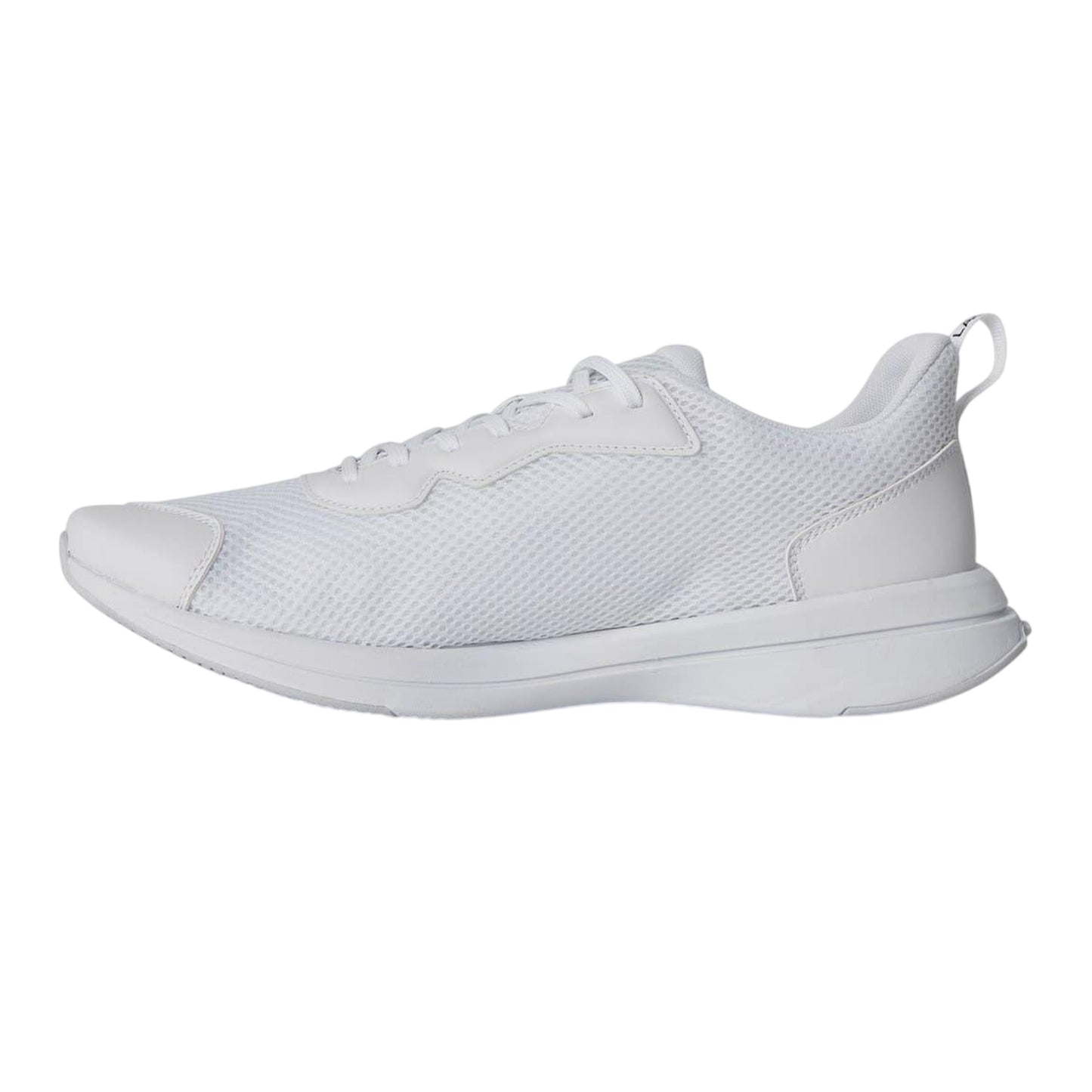 White - Lifestyle - Lacoste Mens Neo Runbase Leather Trainers