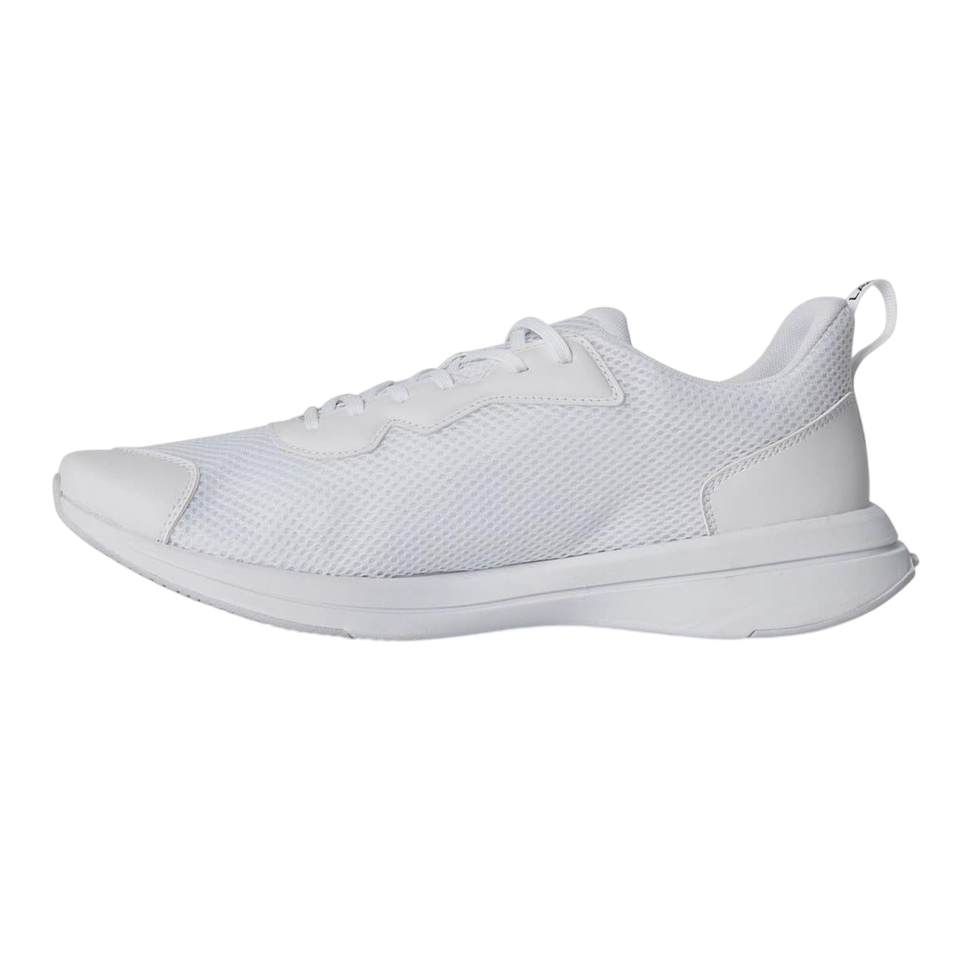White - Lifestyle - Lacoste Mens Neo Runbase Leather Trainers