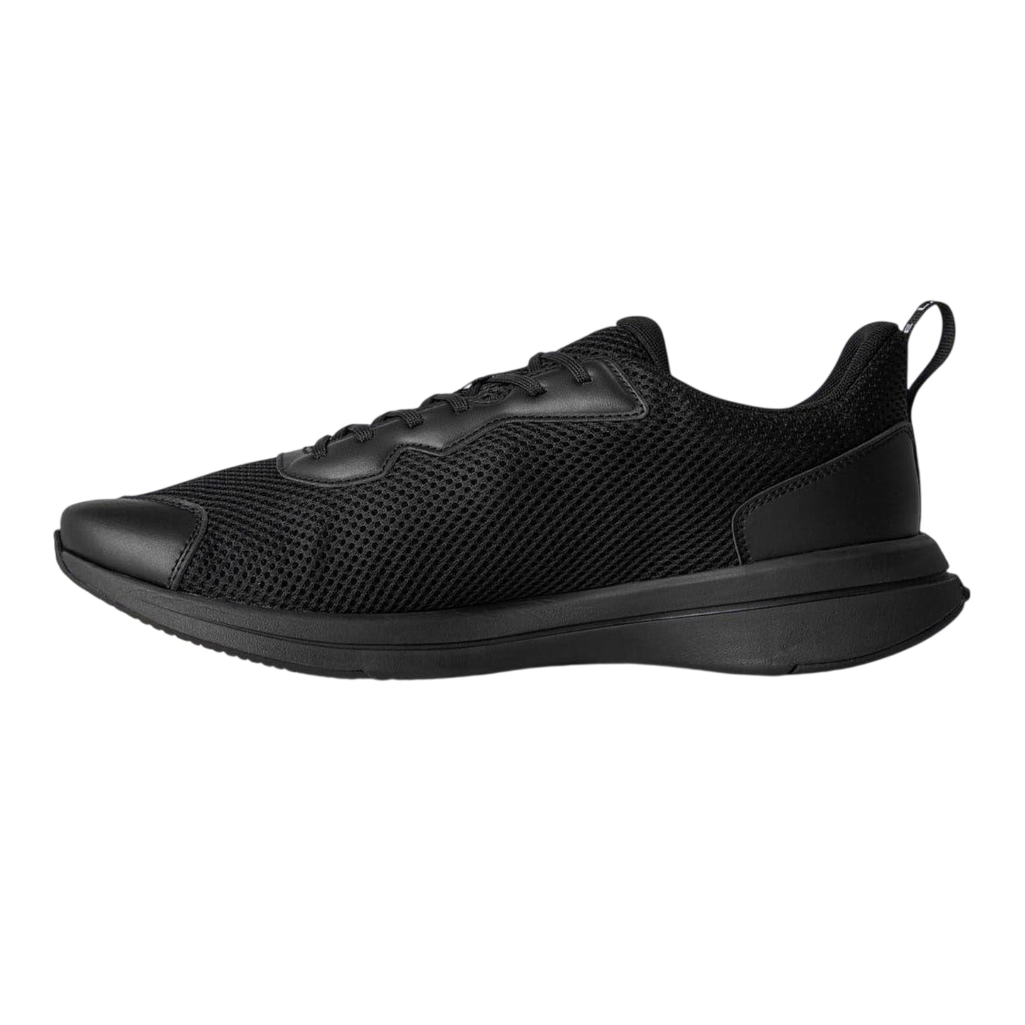 Black - Lifestyle - Lacoste Mens Neo Runbase Leather Trainers