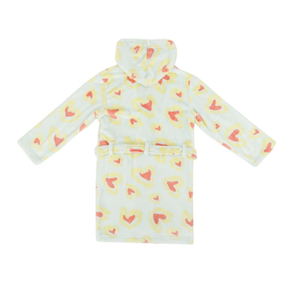 Blue - Back - Star Girls Heart Dressing Gown