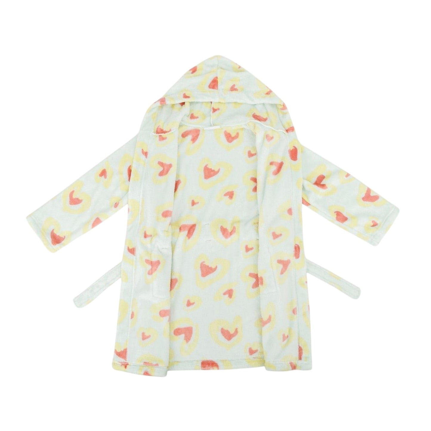 Blue - Side - Star Girls Heart Dressing Gown