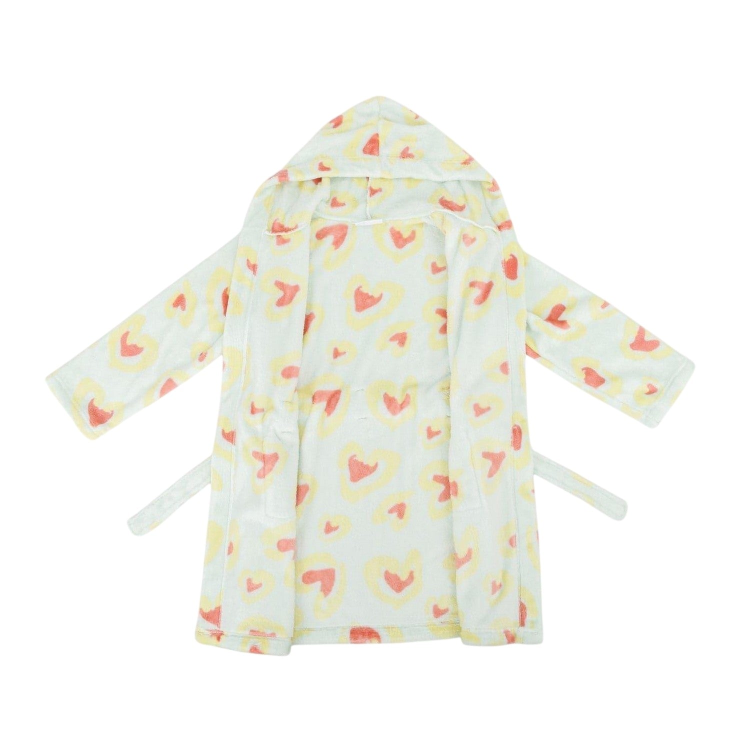 Blue - Side - Star Girls Heart Dressing Gown