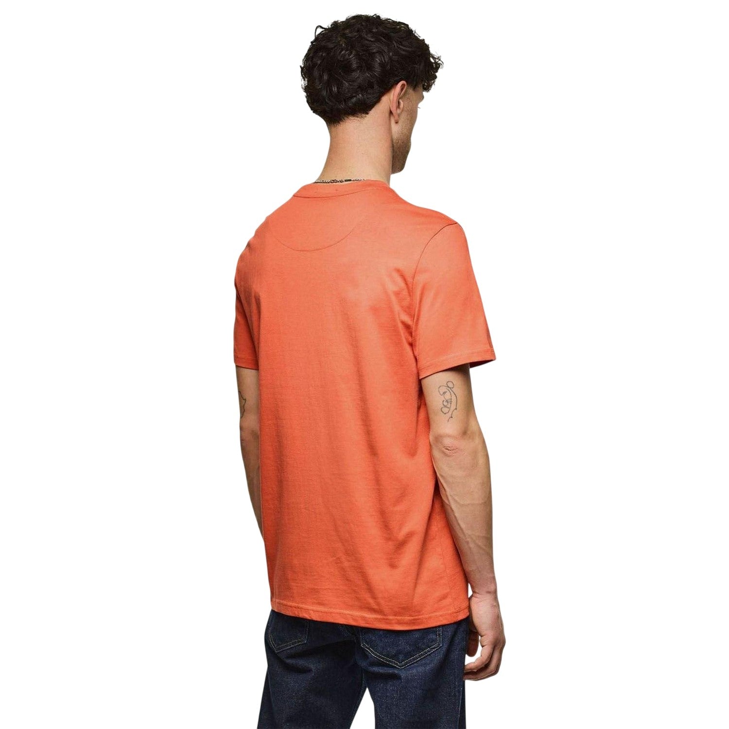 Orange - Back - Weekend Offender Mens Beach Badge T-Shirt