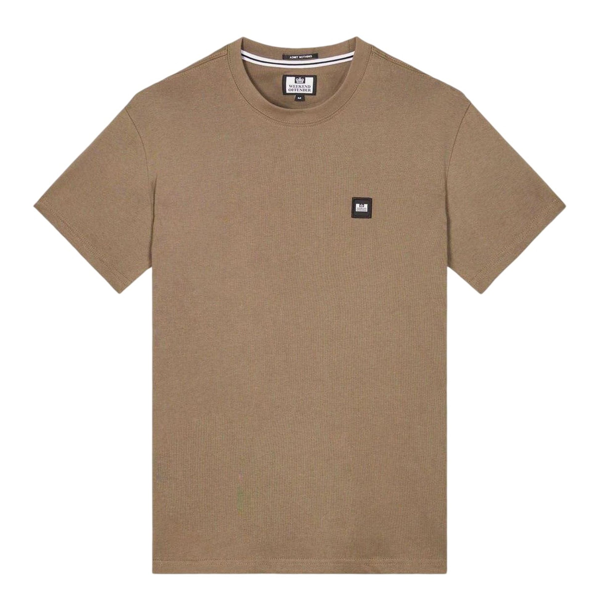 Sand - Front - Weekend Offender Mens Beach Badge T-Shirt