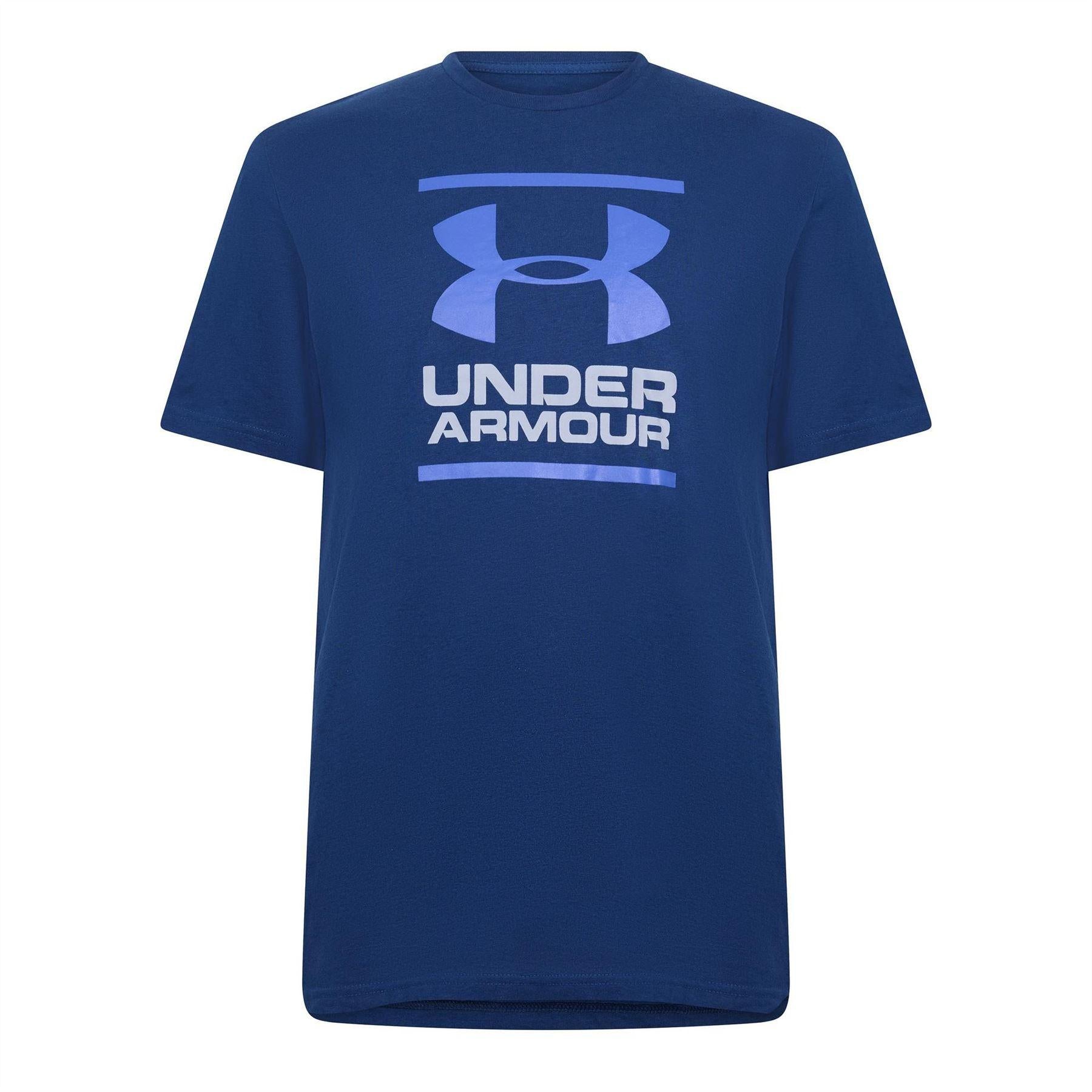 Navy - Front - Under Armour Mens GL Foundation Loose T-Shirt