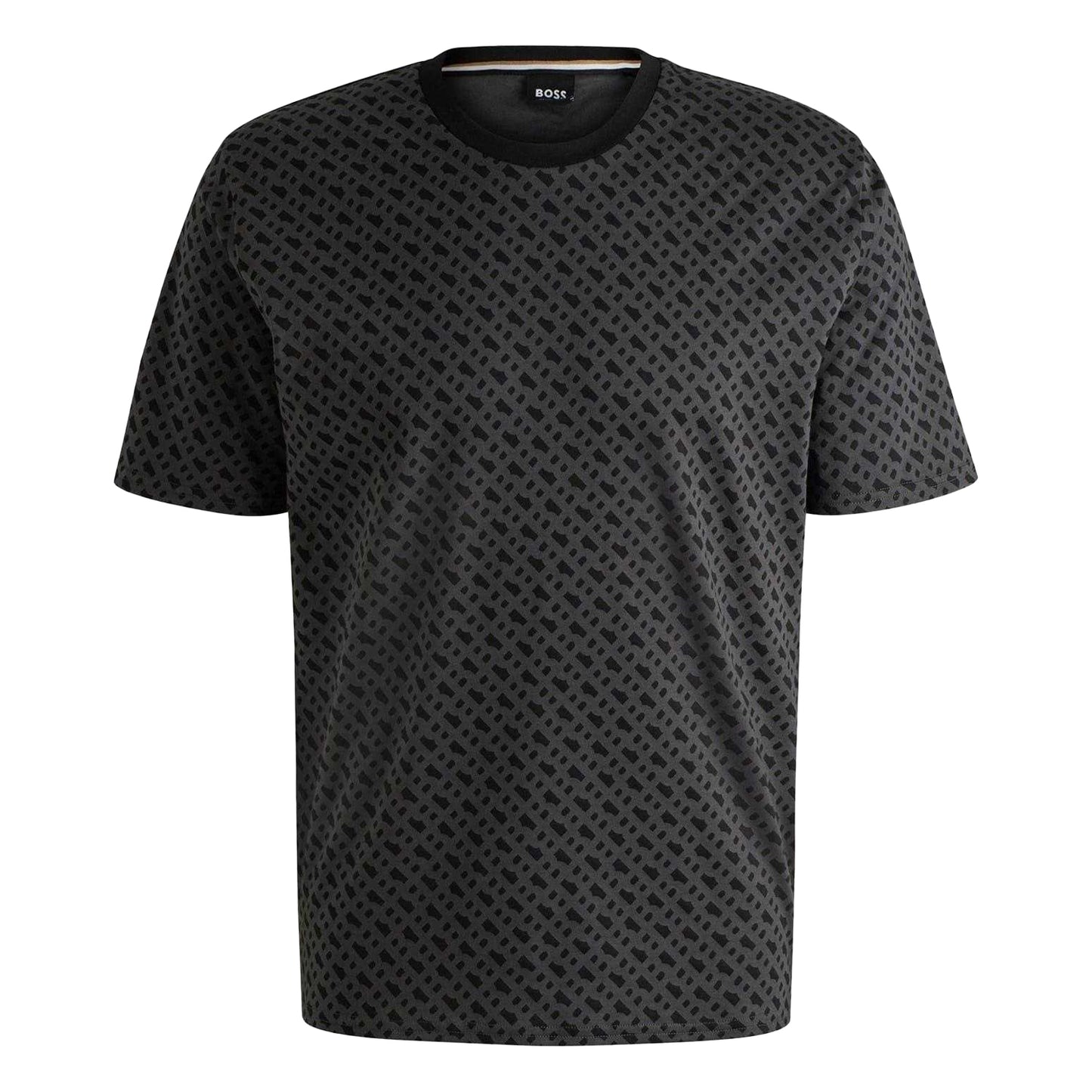 Black - Front - Boss Mens Regular T-Shirt