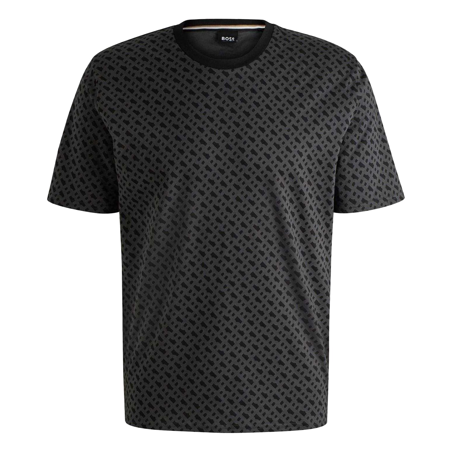 Black - Front - Boss Mens Regular T-Shirt