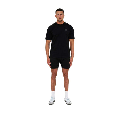 Black - Lifestyle - Marshall Artist Mens Siren Chest Logo Regular T-Shirt