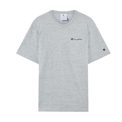 Grey - Front - Champion Mens Icons Combed Cotton Standard T-Shirt