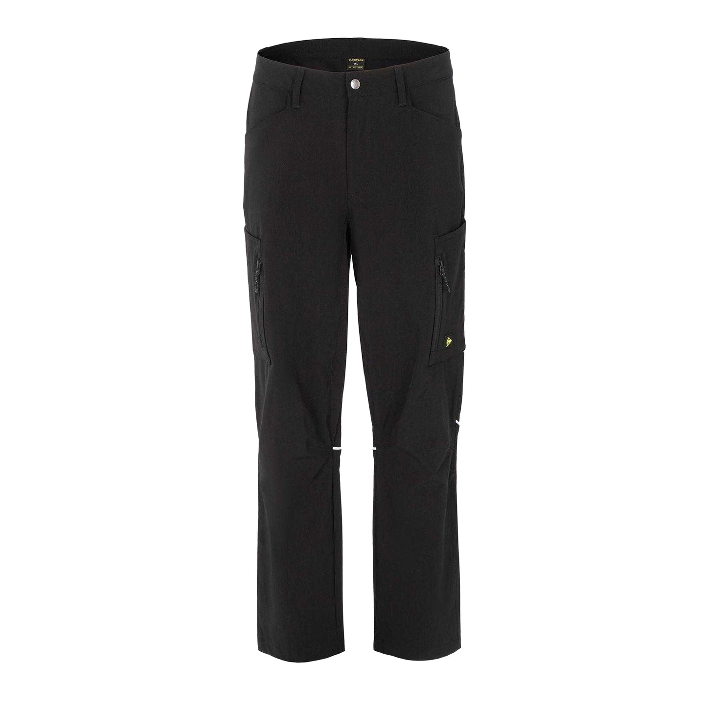 Black - Front - Dunlop Mens Stretch Work Trousers