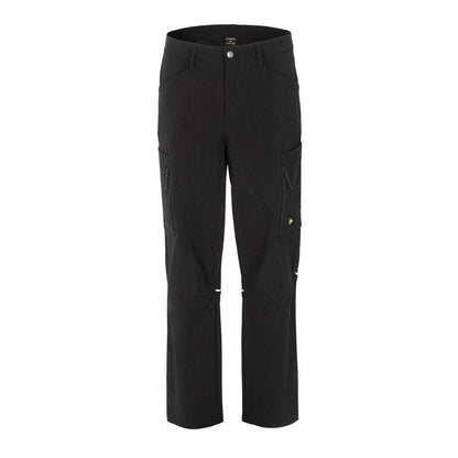 Black - Front - Dunlop Mens Stretch Work Trousers