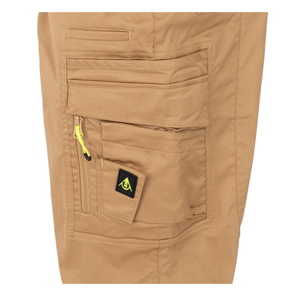 Beige - Lifestyle - Dunlop Mens Cotton Blend Cargo Trousers