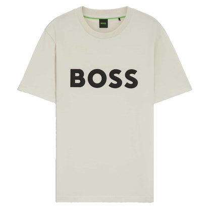 White - Front - Boss Mens Iconic T-Shirt
