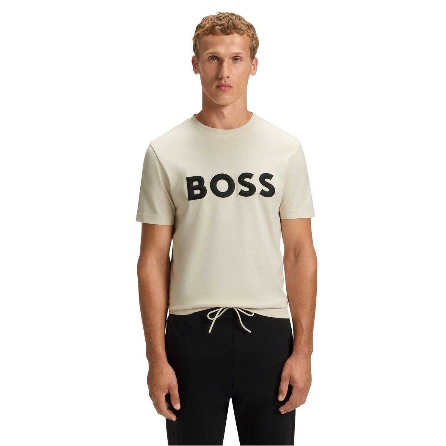 White - Lifestyle - Boss Mens Iconic T-Shirt