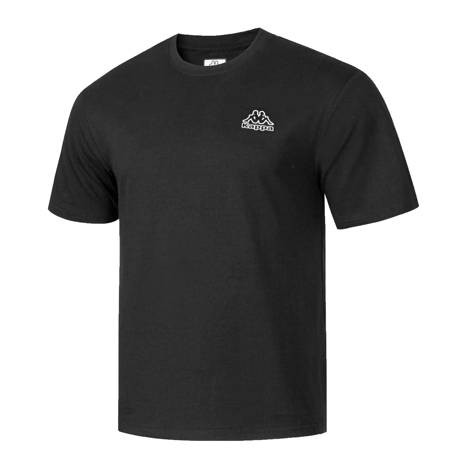 Black - Side - Kappa Mens Cotton T-Shirt