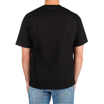 Black - Pack Shot - Kappa Mens Cotton T-Shirt