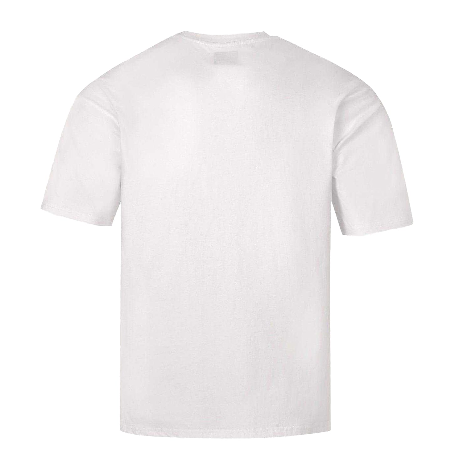 White - Back - Kappa Mens Cotton T-Shirt