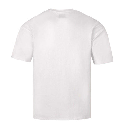White - Back - Kappa Mens Cotton T-Shirt
