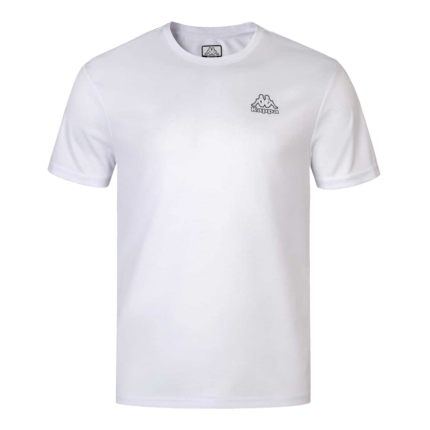 White - Front - Kappa Mens Regular T-Shirt