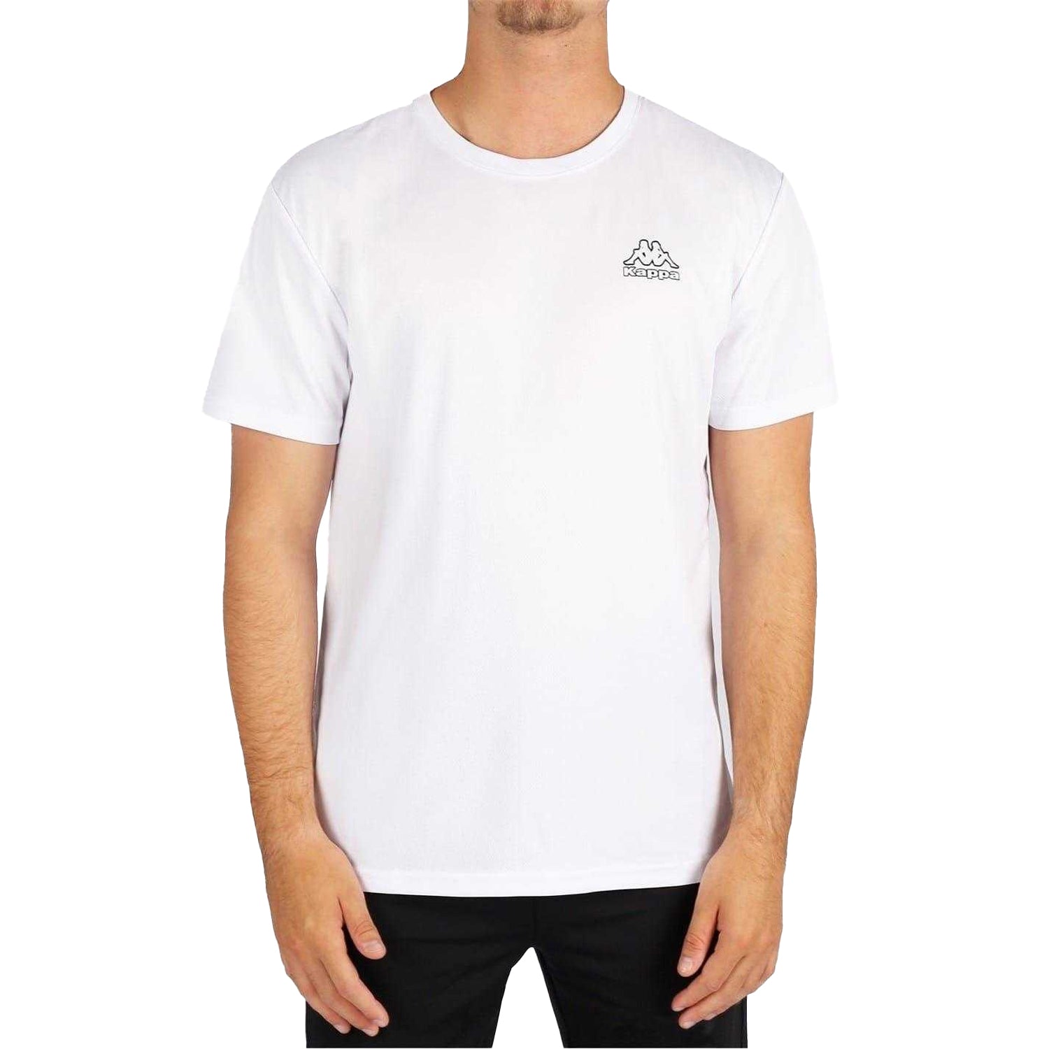 White - Lifestyle - Kappa Mens Regular T-Shirt
