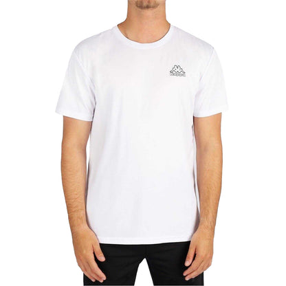 White - Lifestyle - Kappa Mens Regular T-Shirt