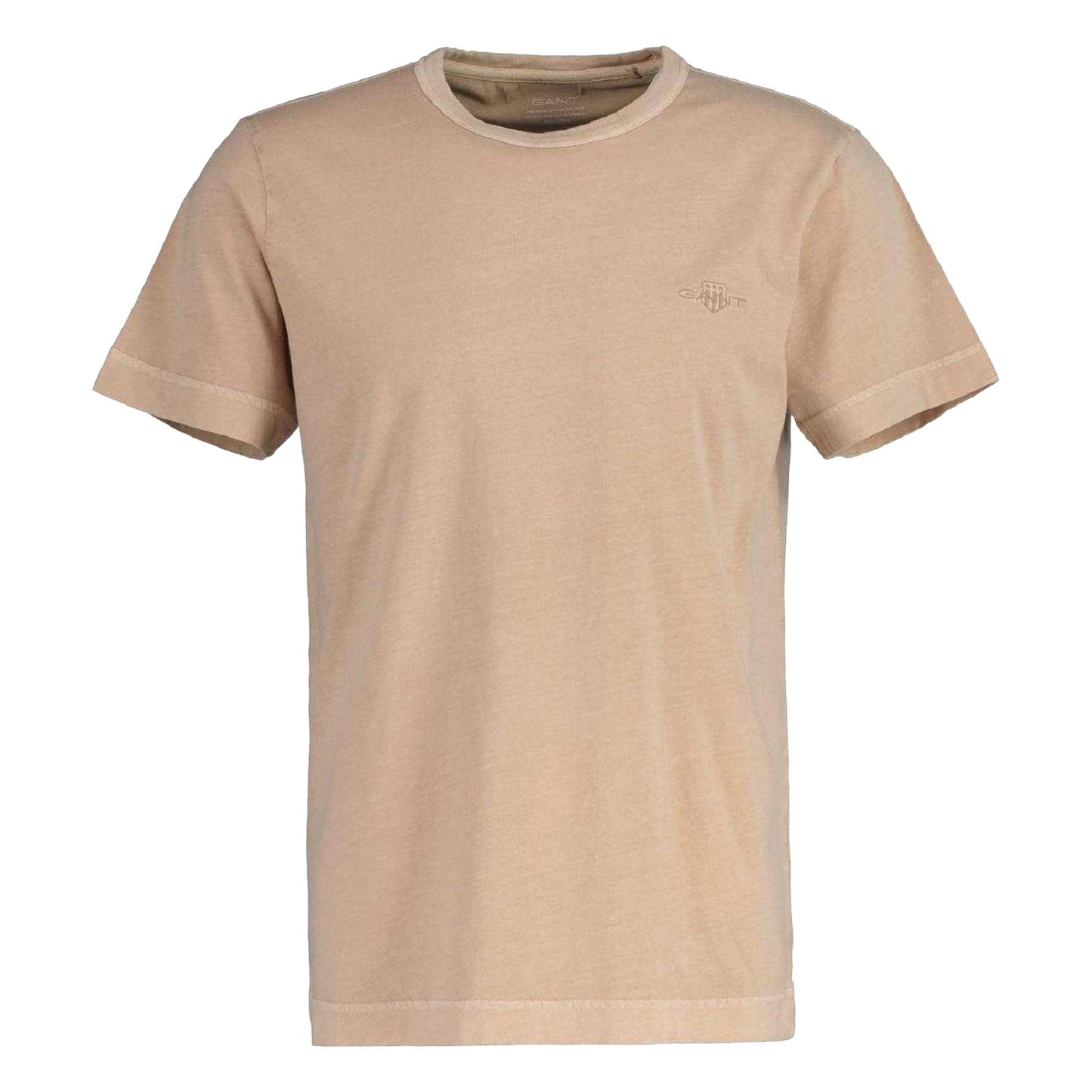 Beige Faded - Front - Gant Mens T-Shirt