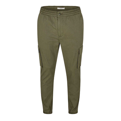 Fatigue Green - Front - Calvin Klein Mens Cargo Trousers