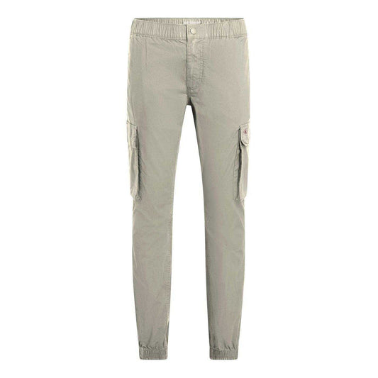 Laurel-Oak - Front - Calvin Klein Mens Cargo Trousers