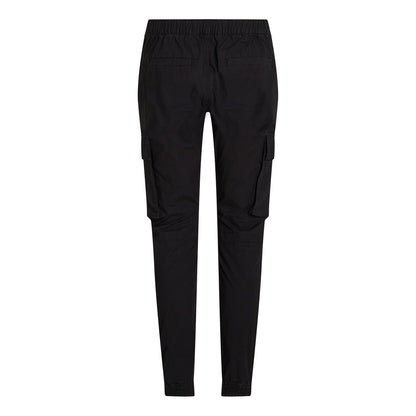 Black - Back - Calvin Klein Mens Cargo Trousers