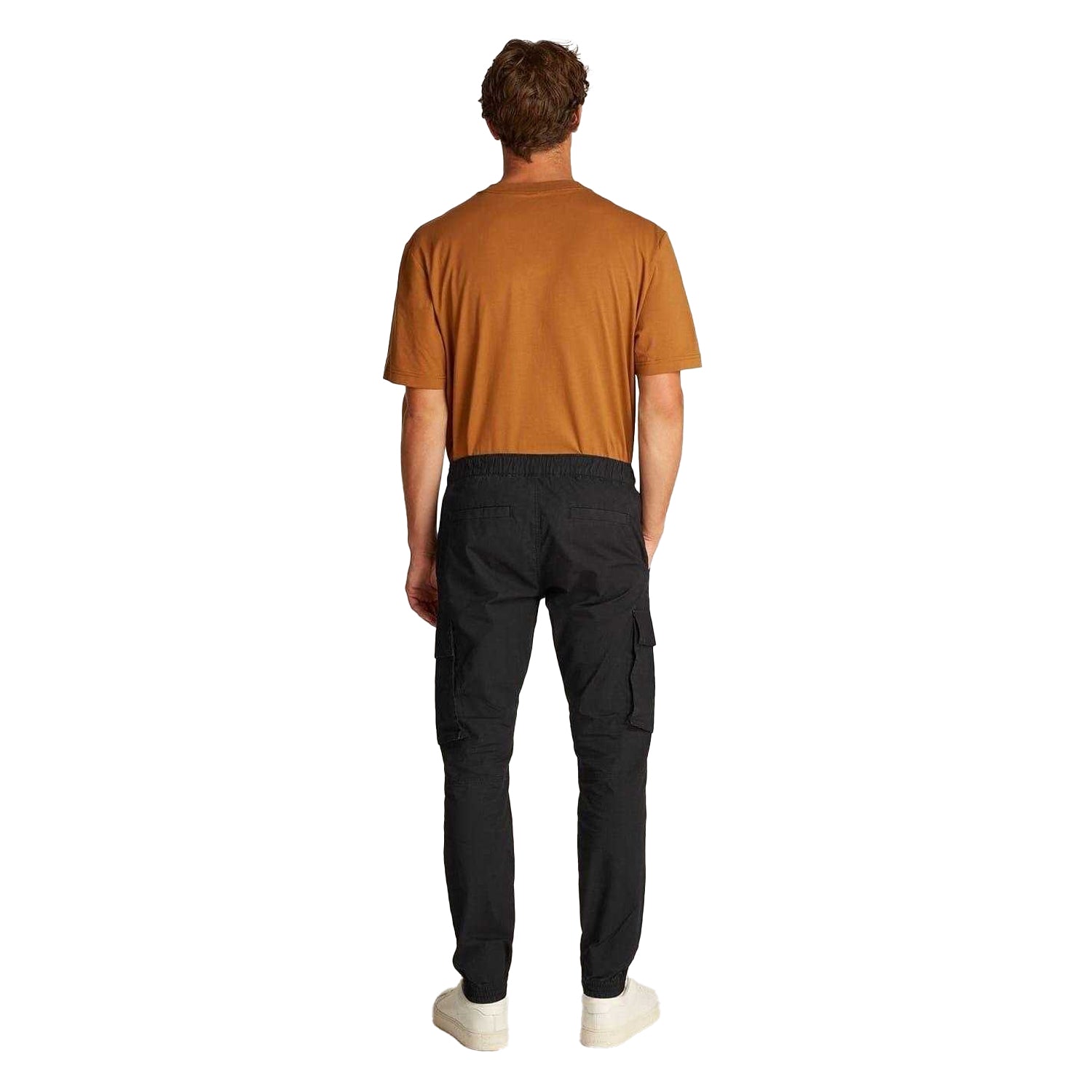 Black - Pack Shot - Calvin Klein Mens Cargo Trousers