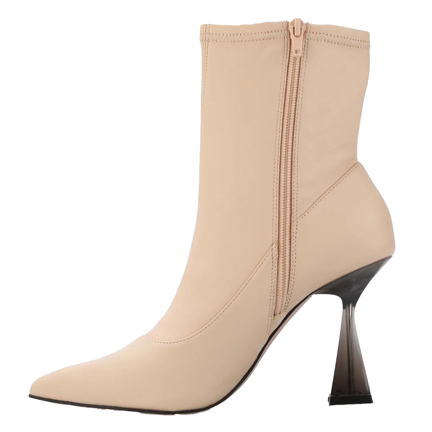 Natural - Side - Ted Baker Womens-Ladies Liya Leather Ankle Boots