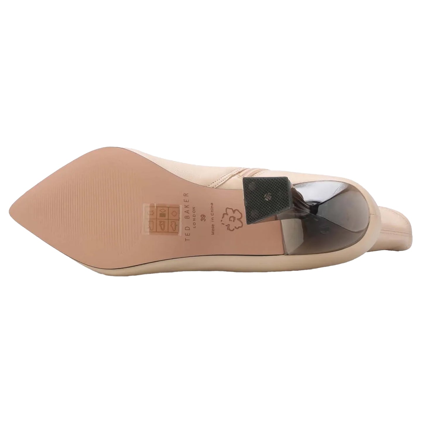Natural - Lifestyle - Ted Baker Womens-Ladies Liya Leather Ankle Boots
