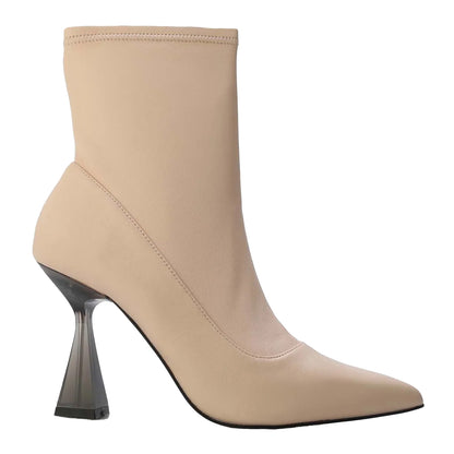 Natural - Front - Ted Baker Womens-Ladies Liya Leather Ankle Boots