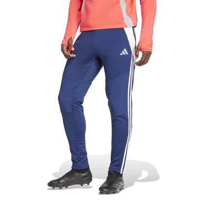 Navy Blue-White - Back - Adidas Mens Tiro 24 Winterized Tracksuit Bottoms