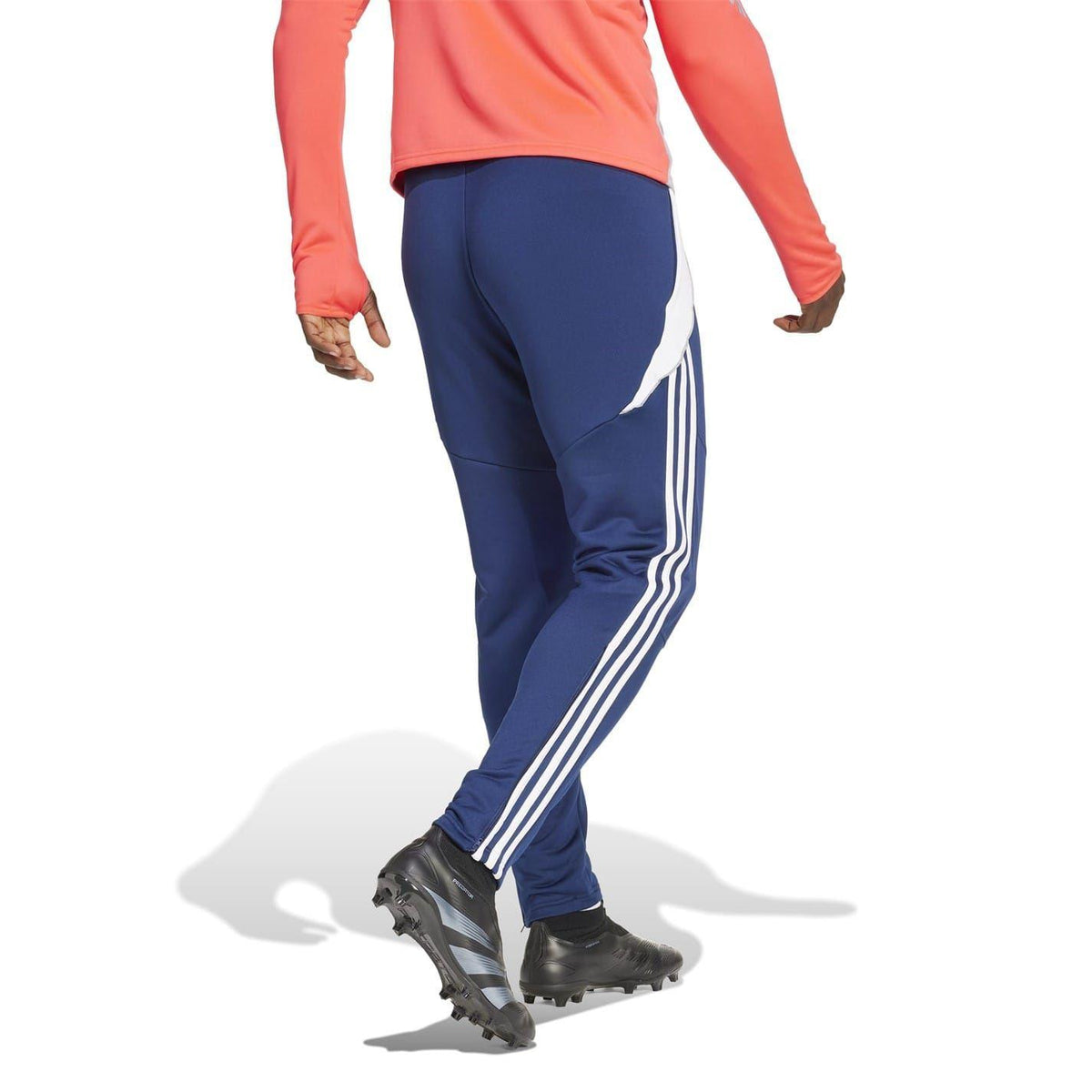 Navy Blue-White - Side - Adidas Mens Tiro 24 Winterized Tracksuit Bottoms