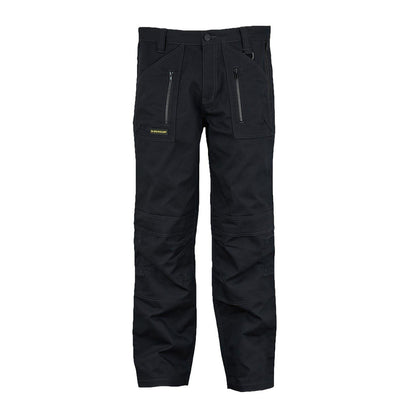 Black - Back - Dunlop Mens Work Trousers
