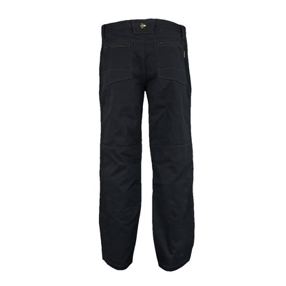 Black - Side - Dunlop Mens Work Trousers