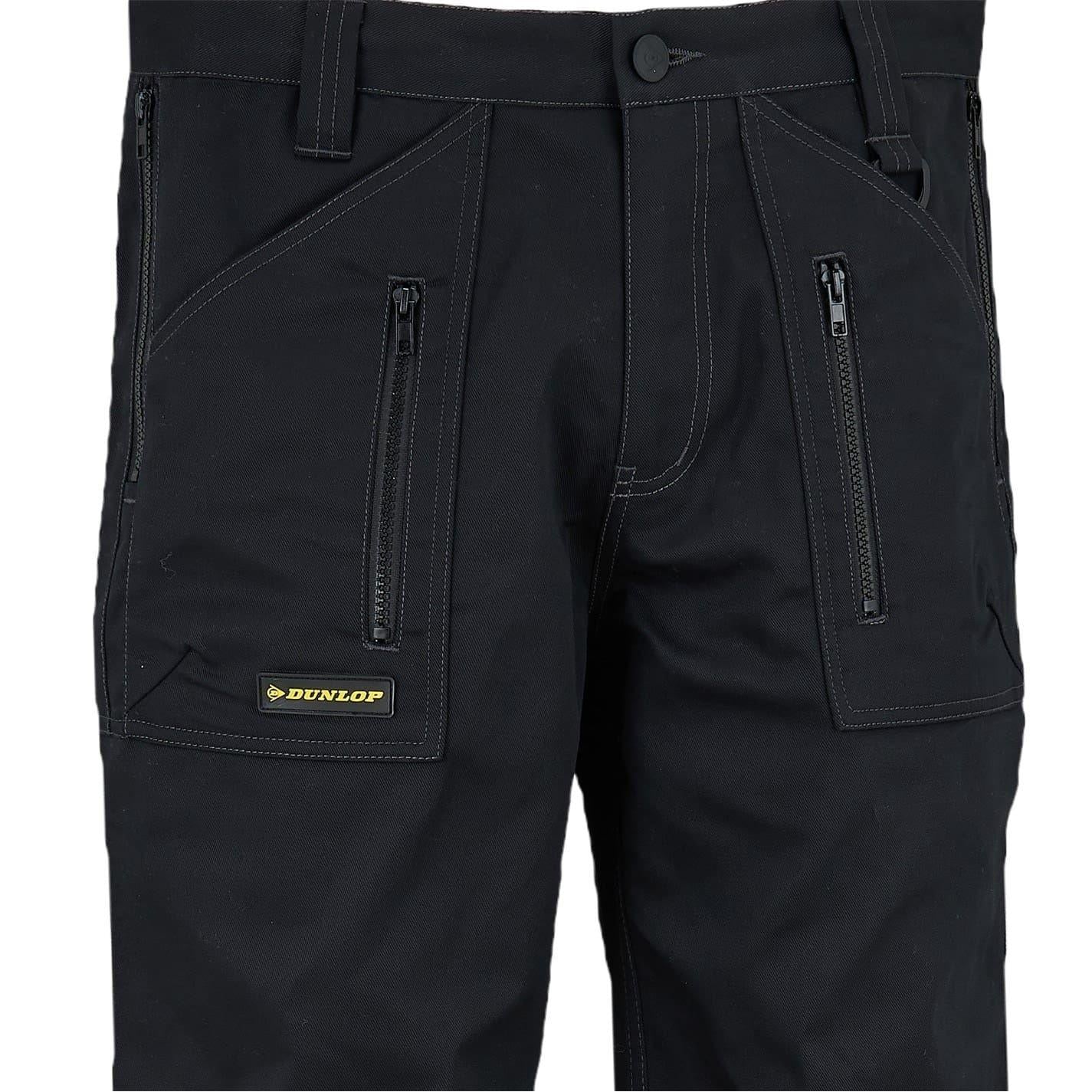 Black - Lifestyle - Dunlop Mens Work Trousers