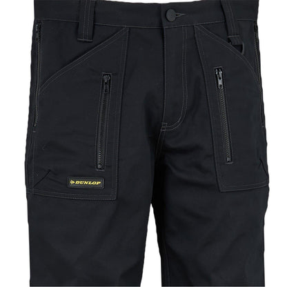 Black - Lifestyle - Dunlop Mens Work Trousers