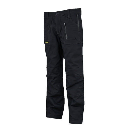Black - Front - Dunlop Mens Work Trousers